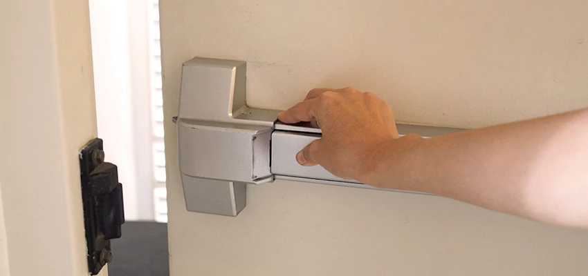 Roller Gate Panic Bar Installation in Interlaken, California